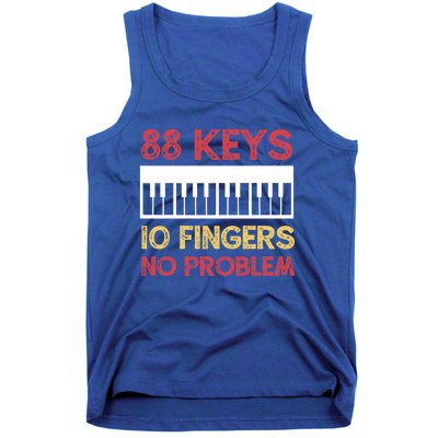 Piano Player Pianist Keyboard Vintage Gift Tank Top