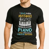 Piano Player Pianist Music Keyboard Gift Cooling Performance Crew T-Shirt