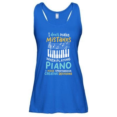 Piano Player Pianist Music Keyboard Gift Ladies Essential Flowy Tank