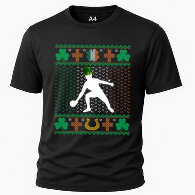 Ping Pong Player St Patrick's Day Ugly Holiday Table Tennis Meaningful Gift Performance Shirt