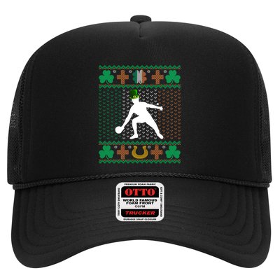 Ping Pong Player St Patrick's Day Ugly Holiday Table Tennis Meaningful Gift Hat