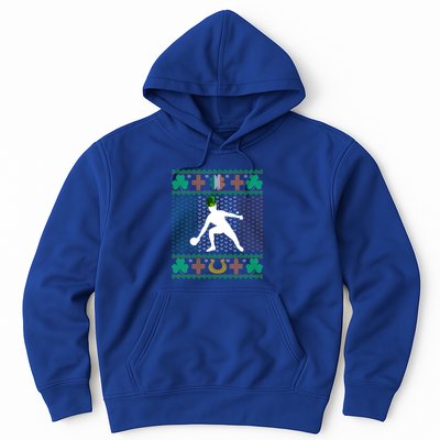 Ping Pong Player St Patrick's Day Ugly Holiday Table Tennis Meaningful Gift Hoodie
