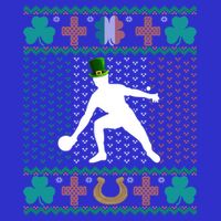 Ping Pong Player St Patrick's Day Ugly Holiday Table Tennis Meaningful Gift Sweatshirt