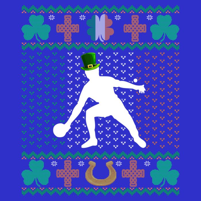 Ping Pong Player St Patrick's Day Ugly Holiday Table Tennis Meaningful Gift Sweatshirt