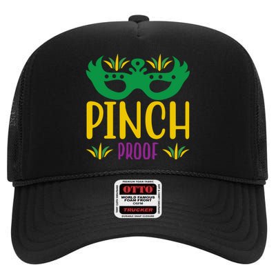 Pinch Proof High Crown Mesh Back Trucker Hat