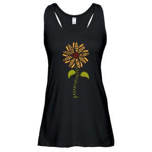 Para professional Paraeducator Teacher Sunflower Ladies Essential Flowy Tank