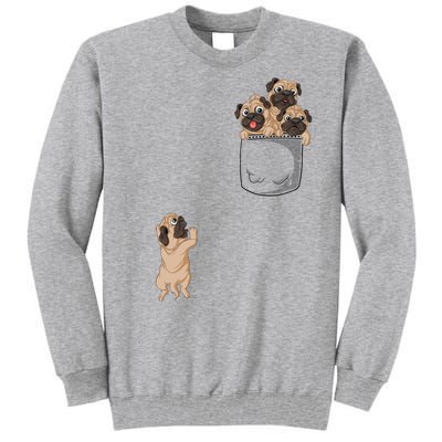 Pug Pocket Tall Sweatshirt