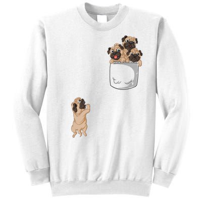 Pug Pocket Sweatshirt