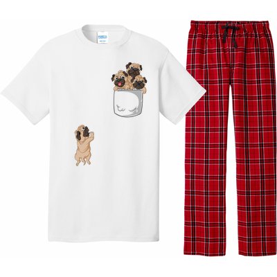 Pug Pocket Pajama Set