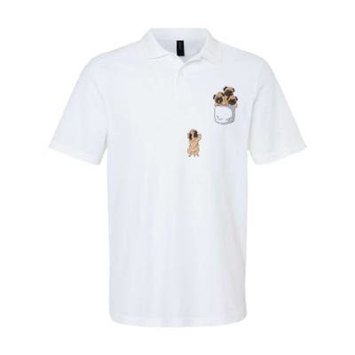 Pug Pocket Softstyle Adult Sport Polo