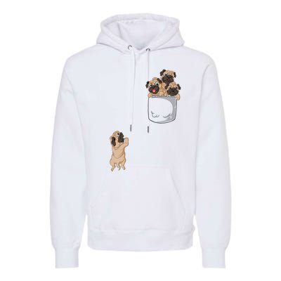 Pug Pocket Premium Hoodie