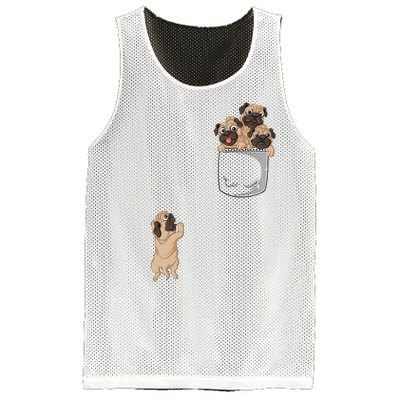 Pug Pocket Mesh Reversible Basketball Jersey Tank