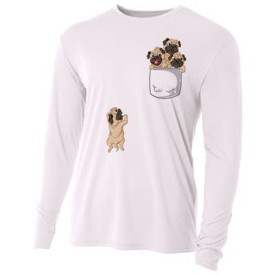 Pug Pocket Cooling Performance Long Sleeve Crew