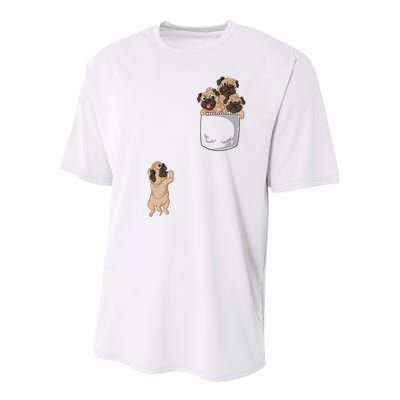 Pug Pocket Youth Performance Sprint T-Shirt