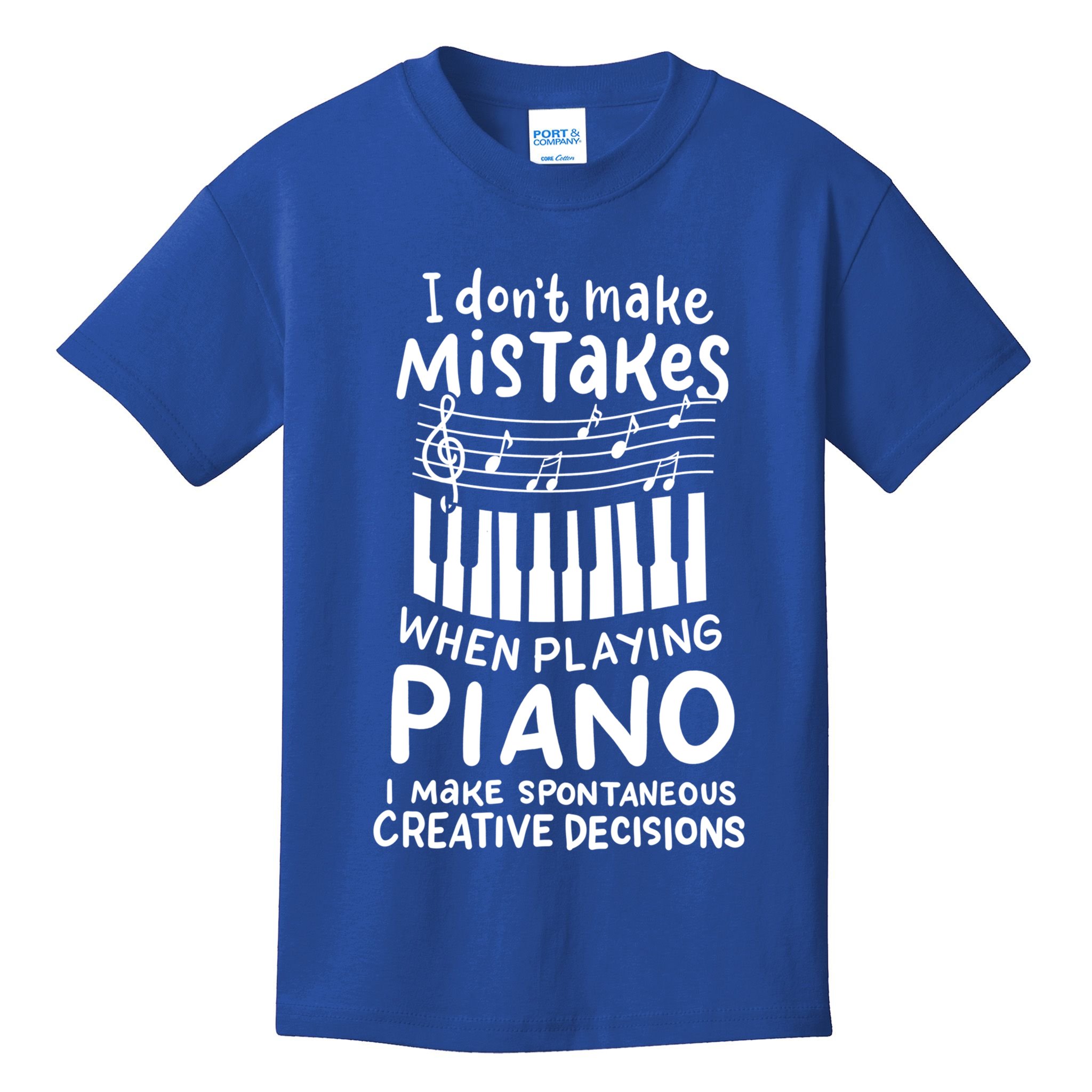 Piano Player Pianist Music Keyboard Gift Kids T-Shirt