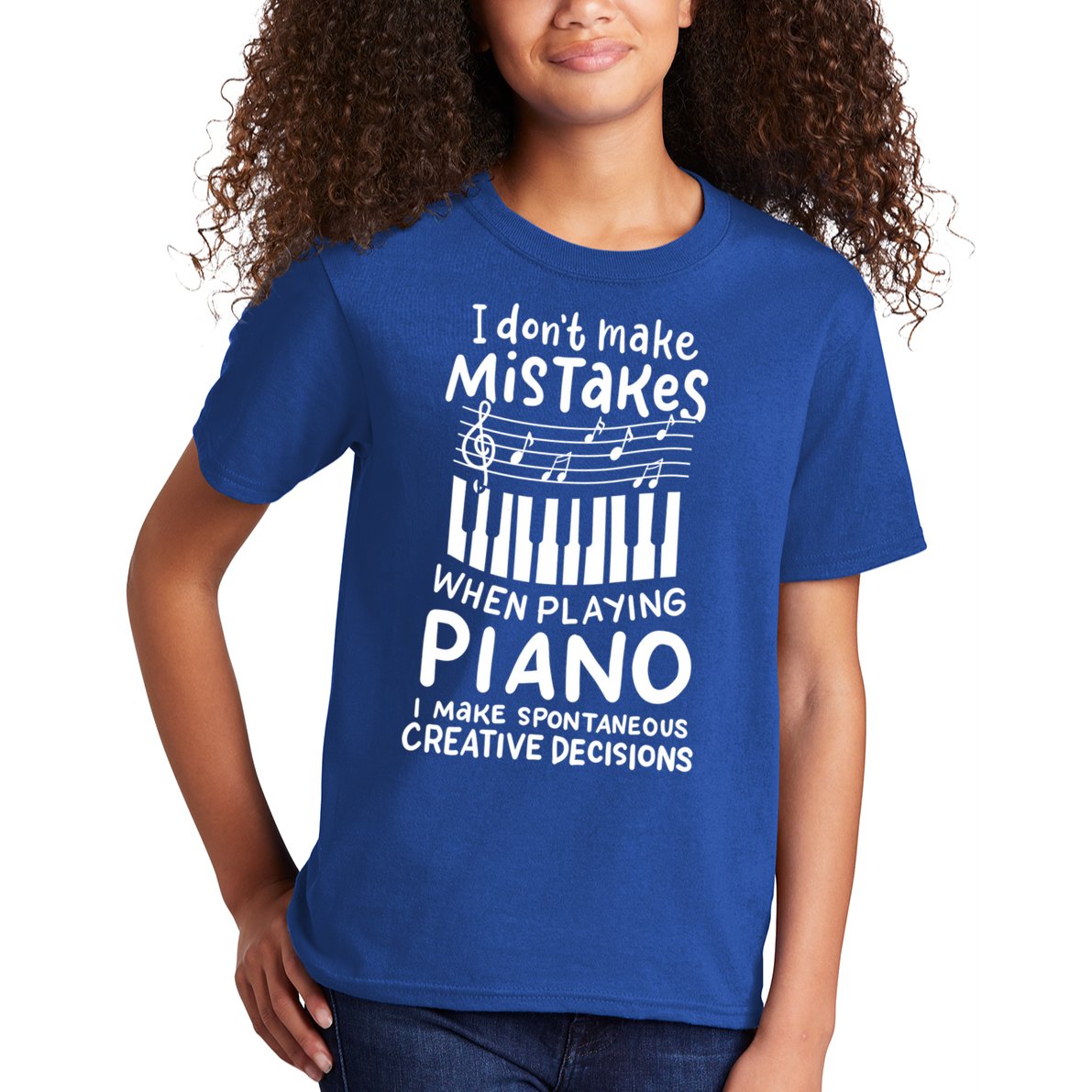 Piano Player Pianist Music Keyboard Gift Kids T-Shirt