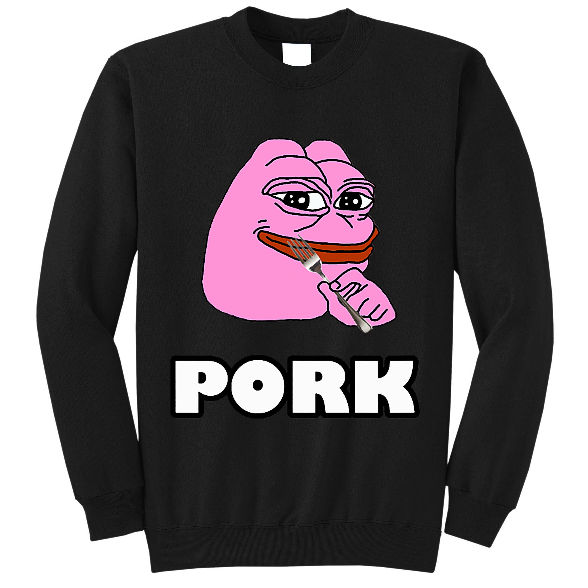 Pork Pepe Pond0x Pondx Pondcoin Pndc Crypto Pauly0x Pond Tall Sweatshirt