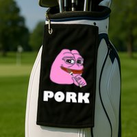 Pork Pepe Pond0x Pondx Pondcoin Pndc Crypto Pauly0x Pond Golf Towel