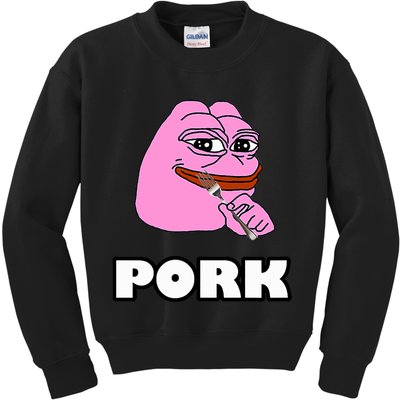 Pork Pepe Pond0x Pondx Pondcoin Pndc Crypto Pauly0x Pond Kids Sweatshirt