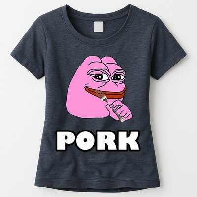 Pork Pepe Pond0x Pondx Pondcoin Pndc Crypto Pauly0x Pond Womens T-Shirt