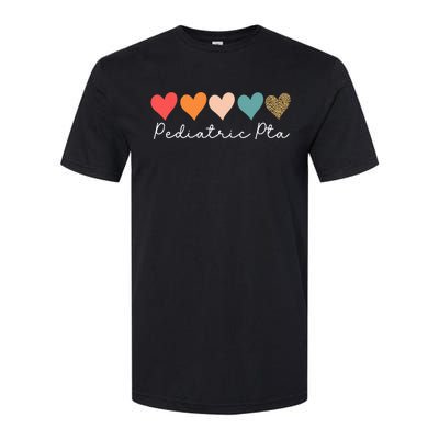 Pediatric PTA Physical Therapy Therapist Assistant Rainbow Softstyle CVC T-Shirt