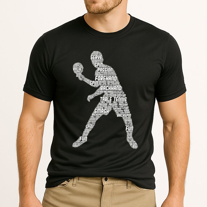 Ping Pong Player Table Tennis Cute Gift Cooling Performance Crew T-Shirt