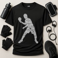 Ping Pong Player Table Tennis Cute Gift Cooling Performance Crew T-Shirt