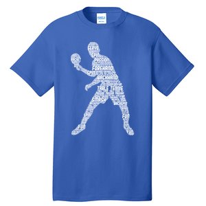 Ping Pong Player Table Tennis Cute Gift Tall T-Shirt