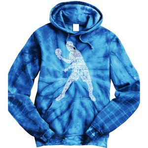 Ping Pong Player Table Tennis Cute Gift Tie Dye Hoodie