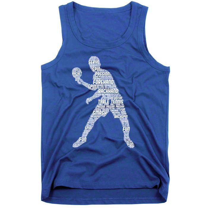 Ping Pong Player Table Tennis Cute Gift Tank Top