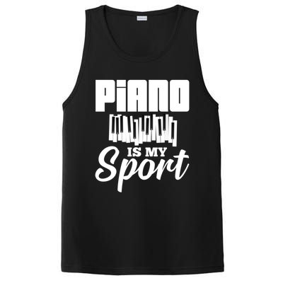 Piano Player Pianist Music Keyboard Gift PosiCharge Competitor Tank