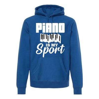 Piano Player Pianist Music Keyboard Gift Premium Hoodie