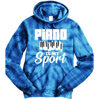 Piano Player Pianist Music Keyboard Gift Tie Dye Hoodie