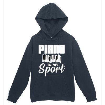 Piano Player Pianist Music Keyboard Gift Urban Pullover Hoodie