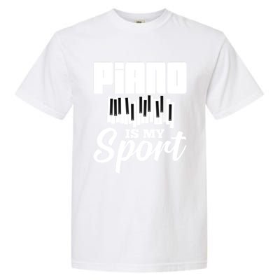 Piano Player Pianist Music Keyboard Gift Garment-Dyed Heavyweight T-Shirt