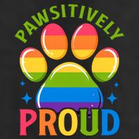 Pride Paw Print In Rainbow Colors Tumbler
