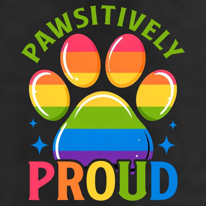 Pride Paw Print In Rainbow Colors Tumbler