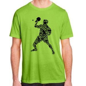 Ping Pong Player Table Tennis Gift Adult ChromaSoft Performance T-Shirt