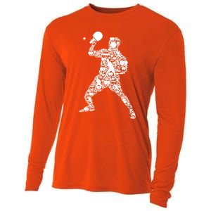 Ping Pong Player Table Tennis Gift Cooling Performance Long Sleeve Crew