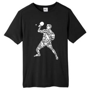 Ping Pong Player Table Tennis Gift Tall Fusion ChromaSoft Performance T-Shirt