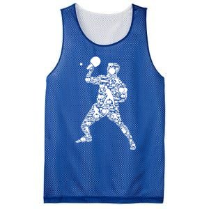 Ping Pong Player Table Tennis Gift Mesh Reversible Basketball Jersey Tank