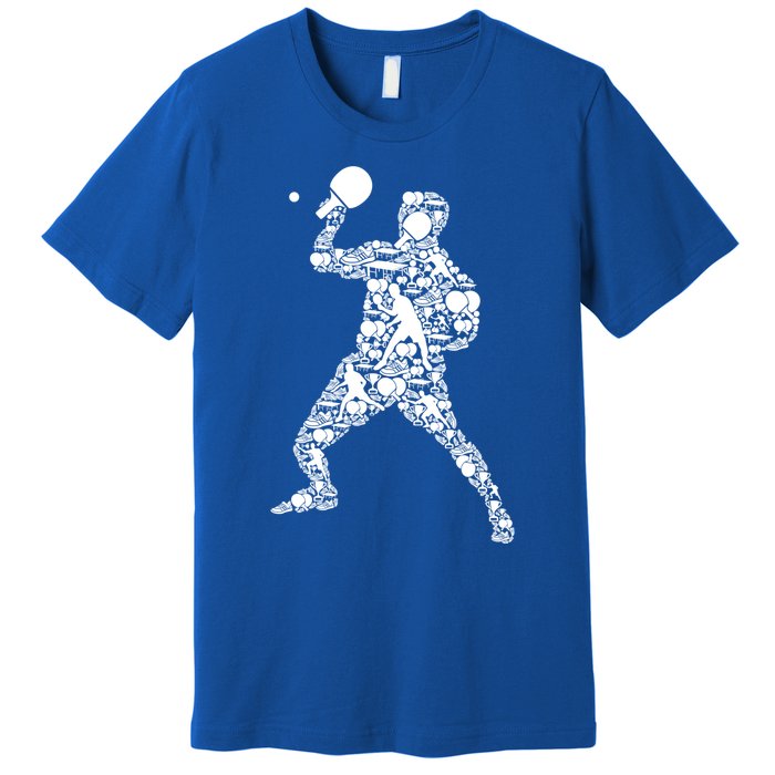 Ping Pong Player Table Tennis Gift Premium T-Shirt