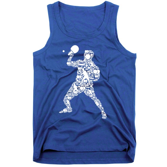 Ping Pong Player Table Tennis Gift Tank Top