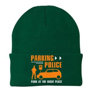 Parking Police Park At The Right Place Knit Cap Winter Beanie