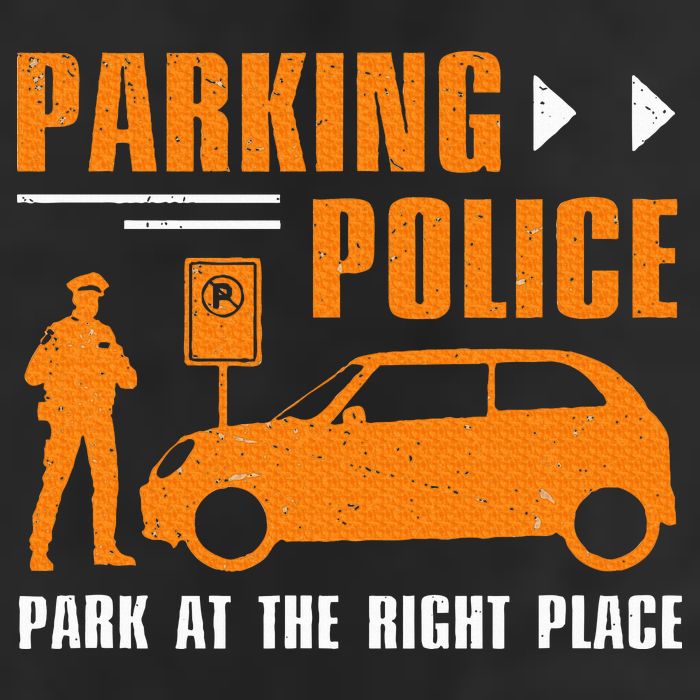 Parking Police Park At The Right Place Cool Comfort Performance Bucket Hat