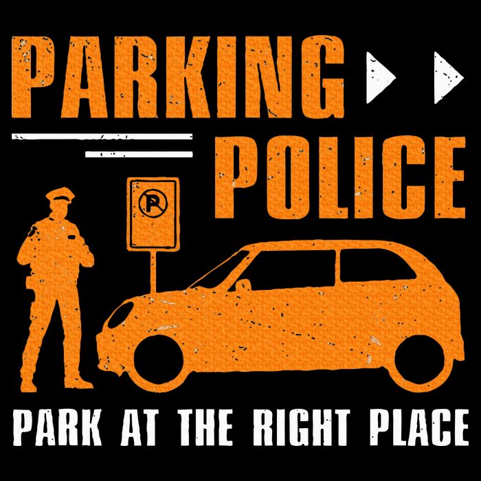 Parking Police Park At The Right Place City Backpack