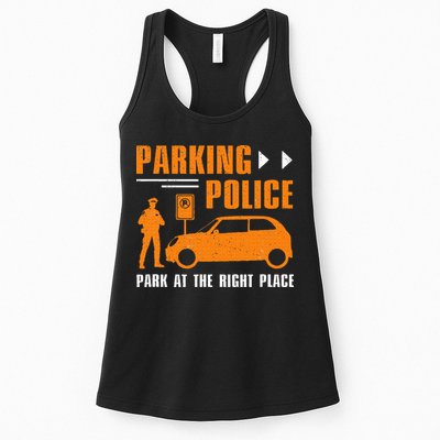 Parking Police Park At The Right Place Womens Tank Top