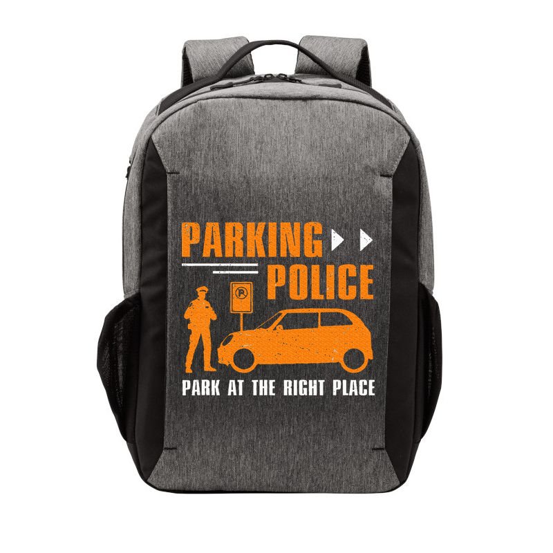 Parking Police Park At The Right Place Vector Backpack