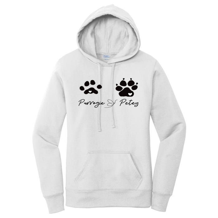 Paw prints Women's Pullover Hoodie