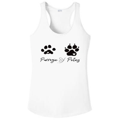 Paw prints Ladies PosiCharge Competitor Racerback Tank